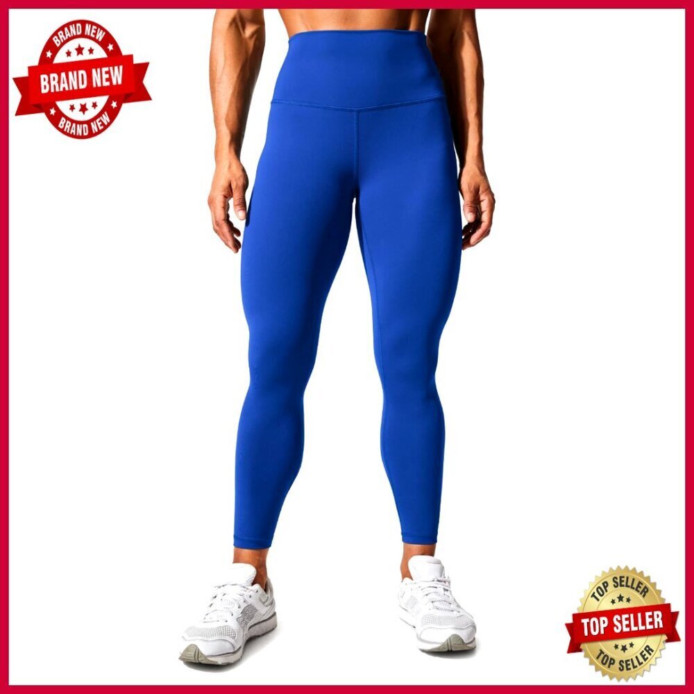 High Waist Compression Leggings 25 Inch Tummy Control Workout Pants